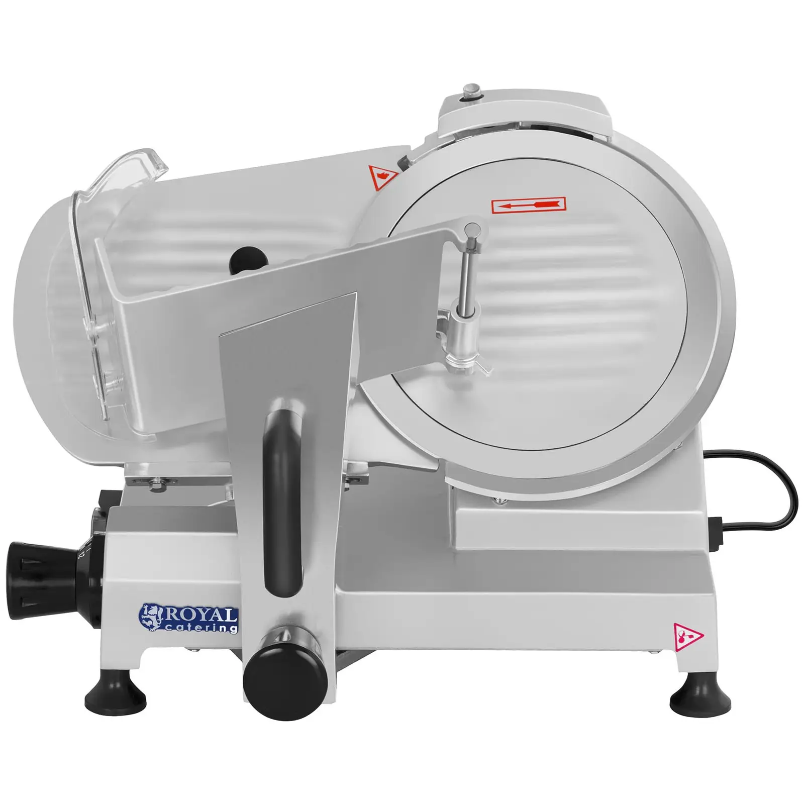 Trancheuse à jambon - 250 mm - jusqu'à 12 mm - 150 W (Matériau(x): Acier inoxydable)