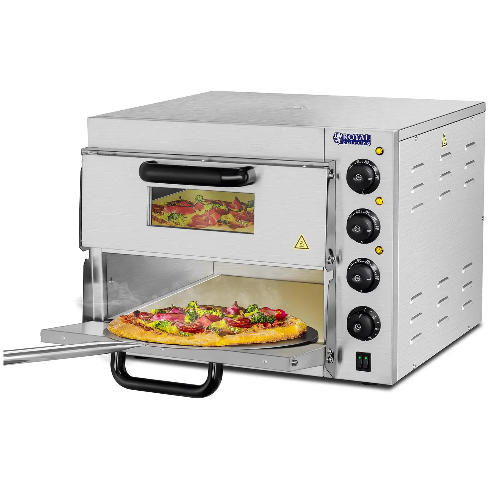 Forno per pizza - In acciaio inox ad alta temperatura - 1