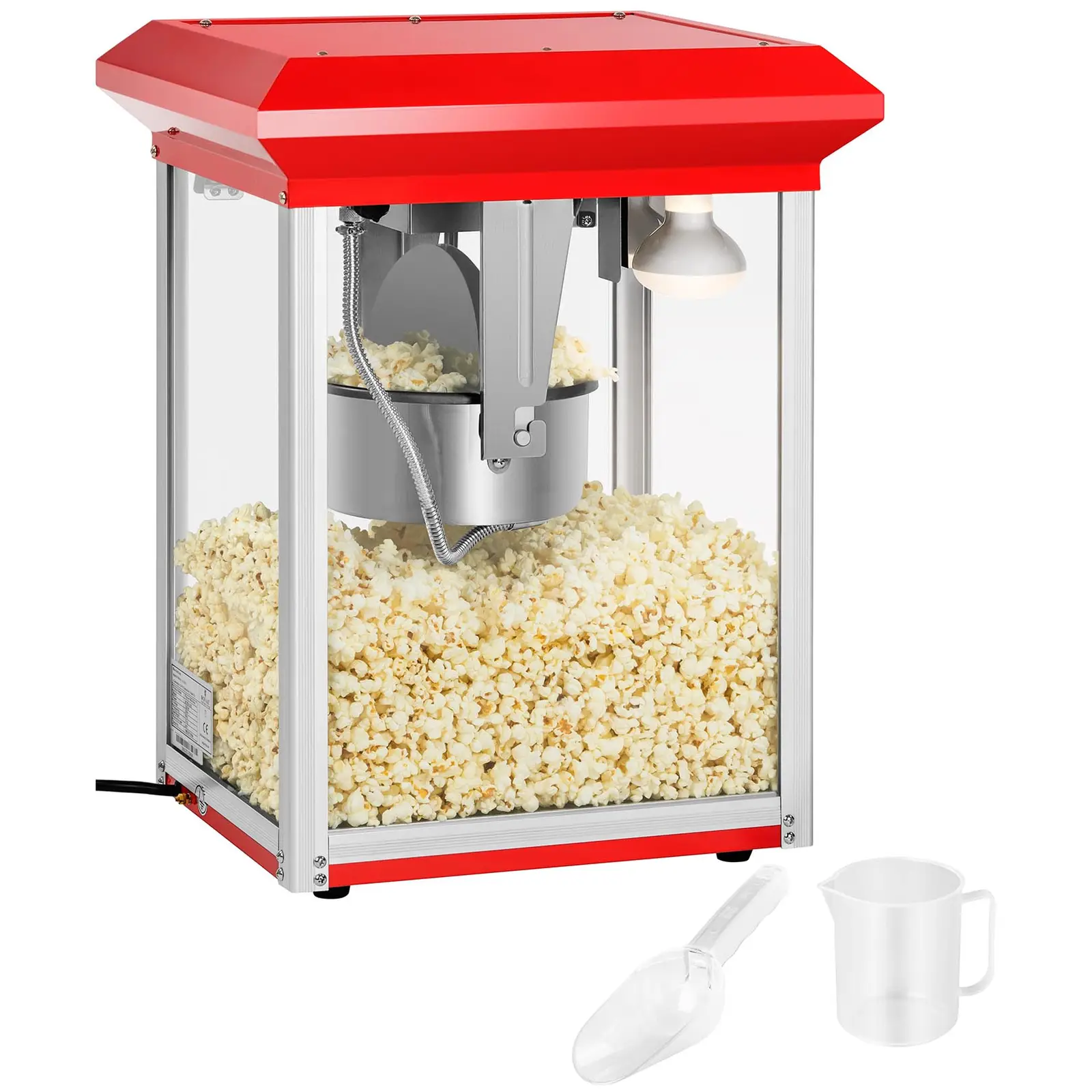 Levně Stroj na popcorn červený 8 oz - Stroje na popcorn Royal Catering