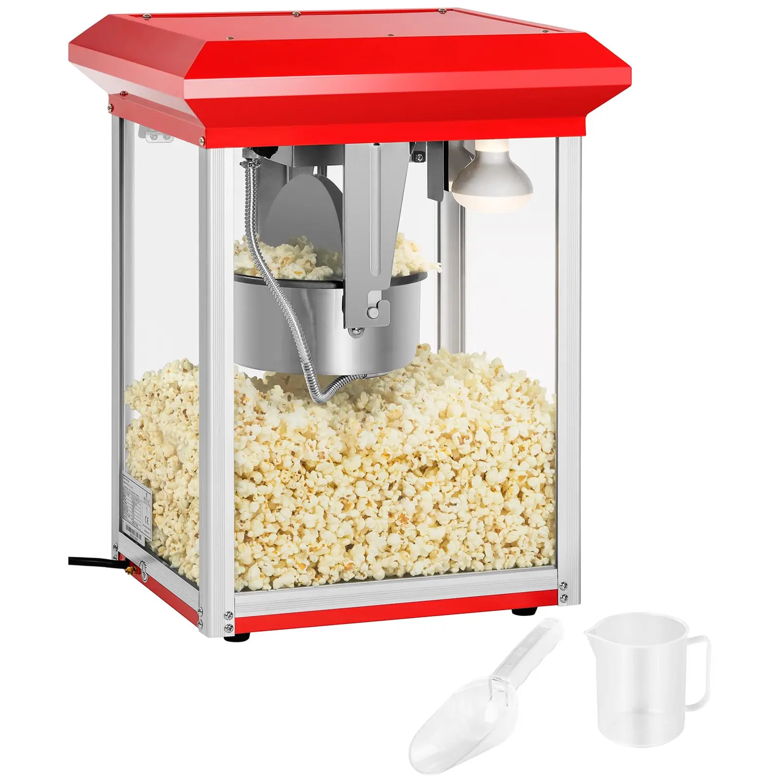 Popcornmaschine rot - 8 oz