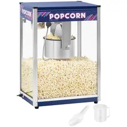 Popcornmaskin - blå - 16 oz - XXL