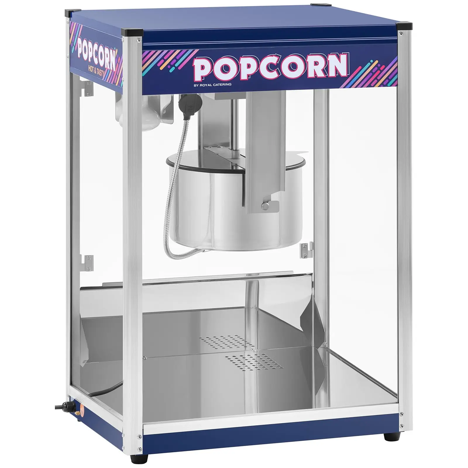 Popcorn Machine - blue - 16 oz - XXL