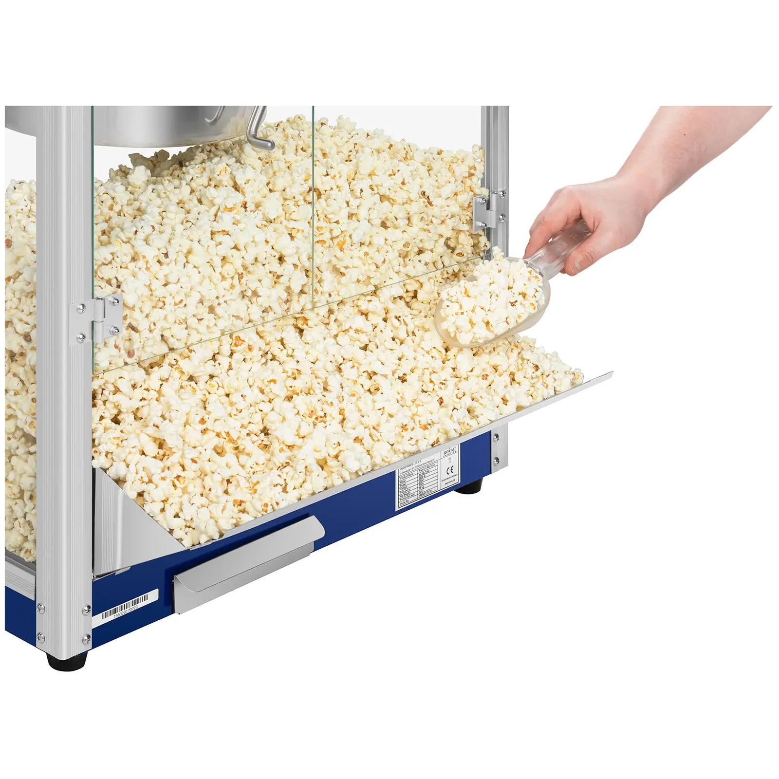 Machine à popcorn bleue - 16 oz - XXL