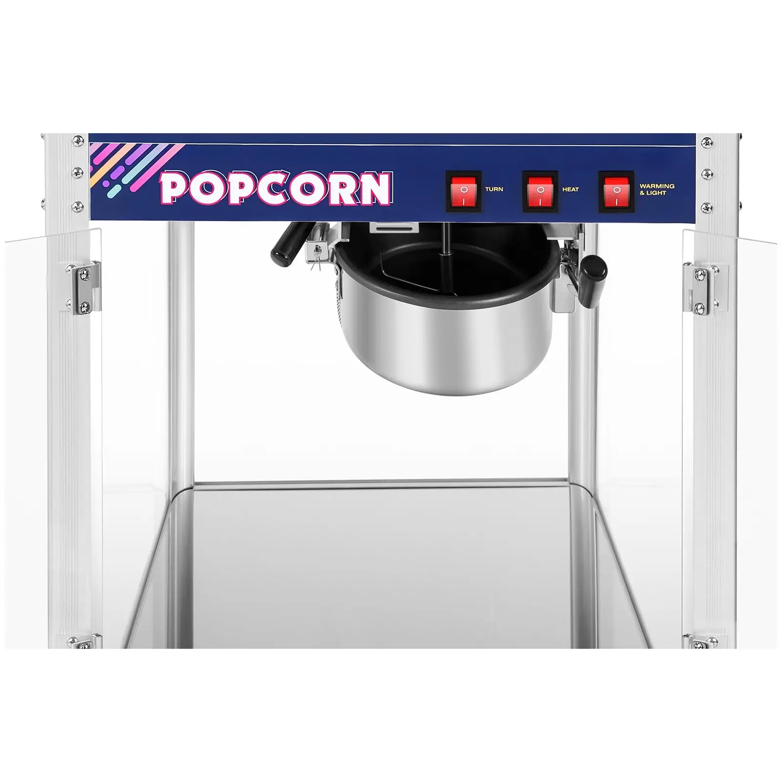 Popcornmaschine - blau - 8 oz