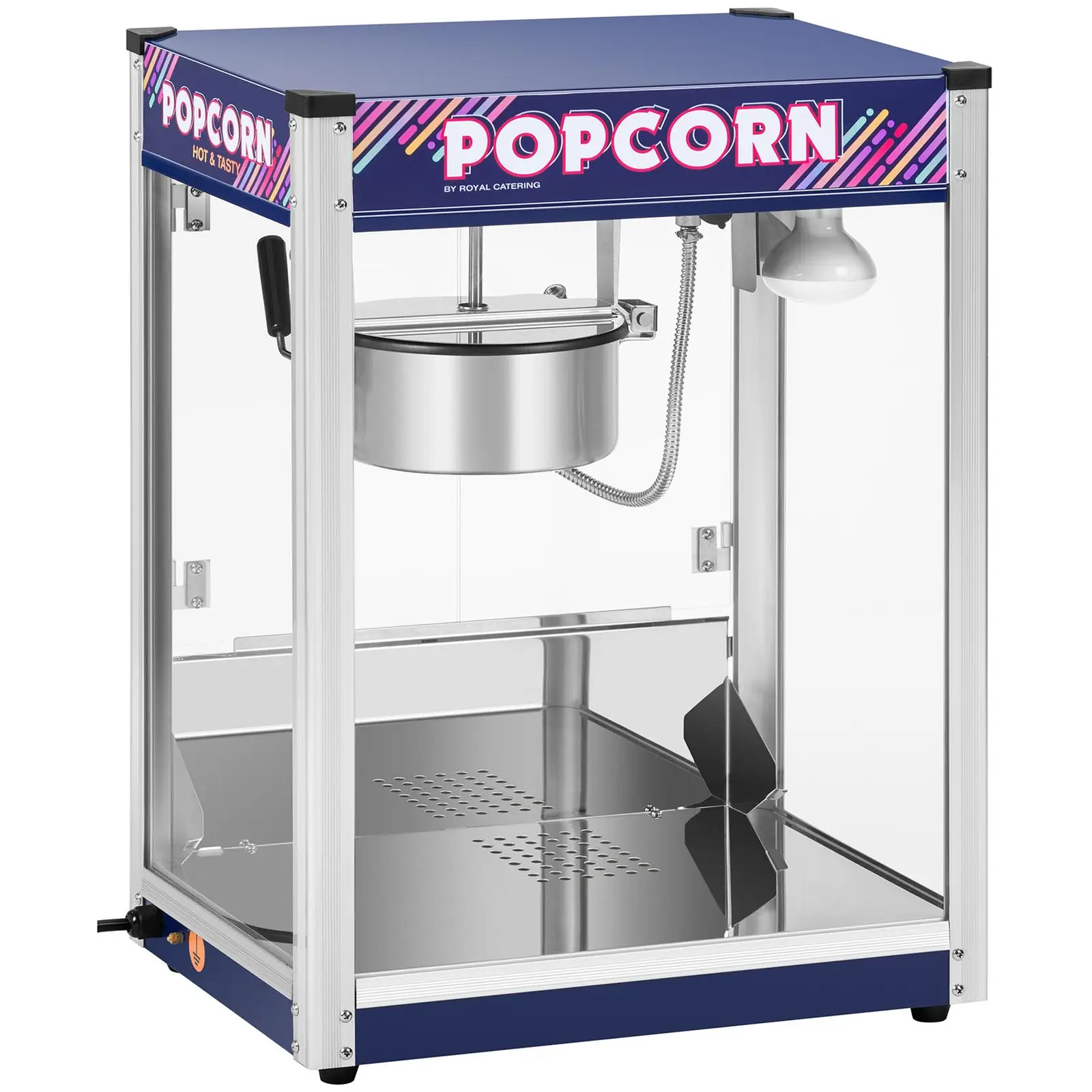 Macchina per pop corn - blu - 8 oz