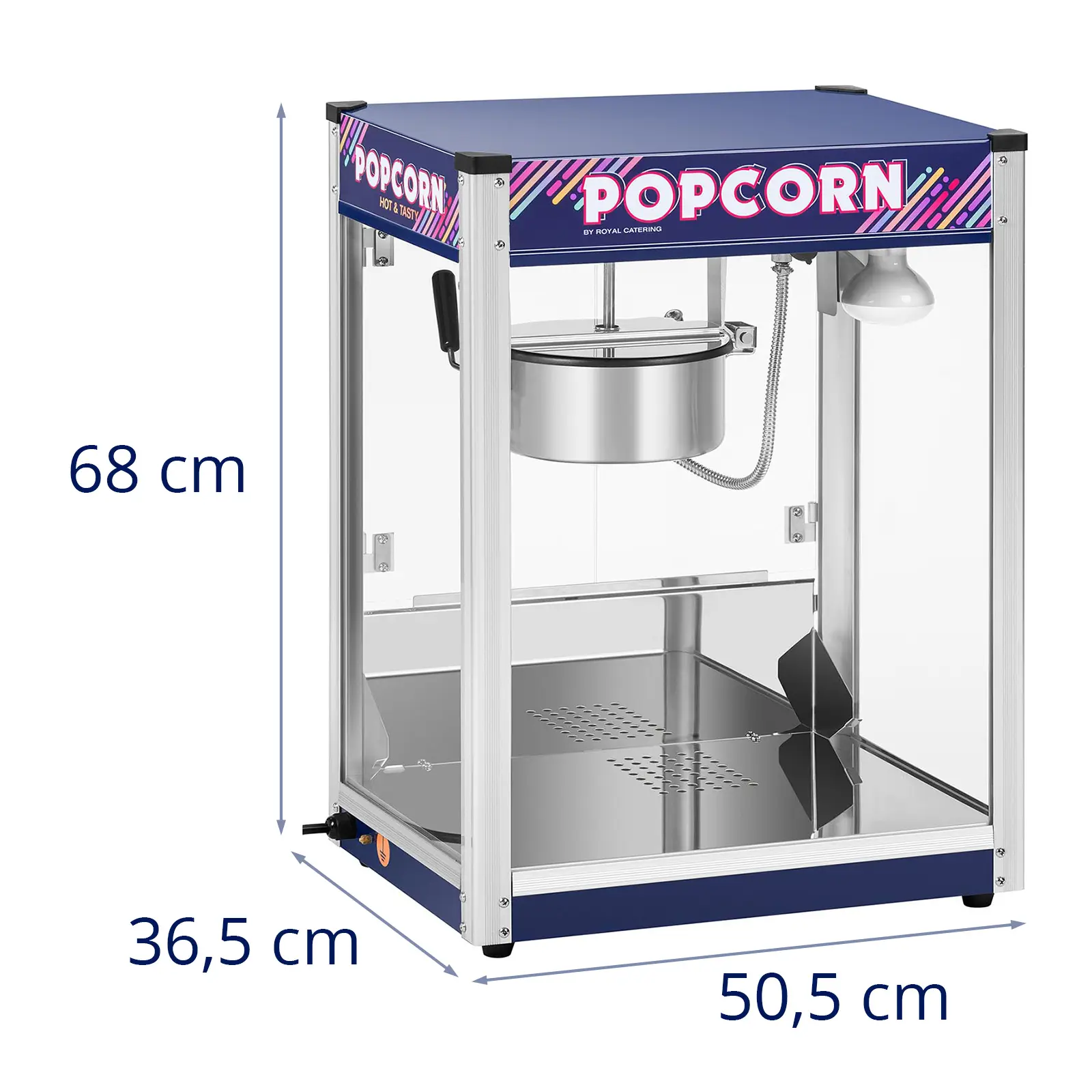 Machine à popcorn - Bleue - 8 oz (Capacité chambre(s): 88 l)