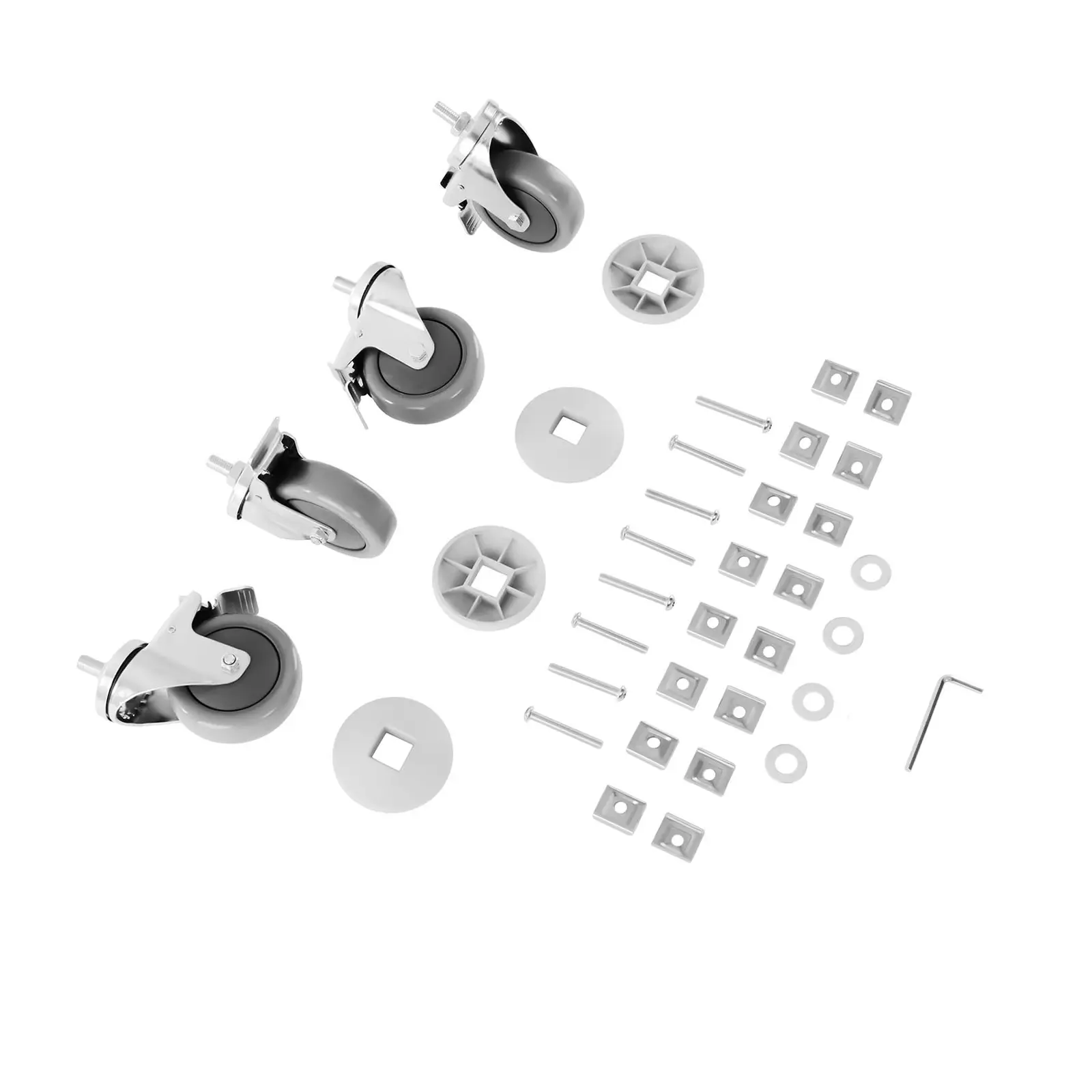 Chariot de transport - 16 bacs GN (Nombre de roulettes: 4 Pc)