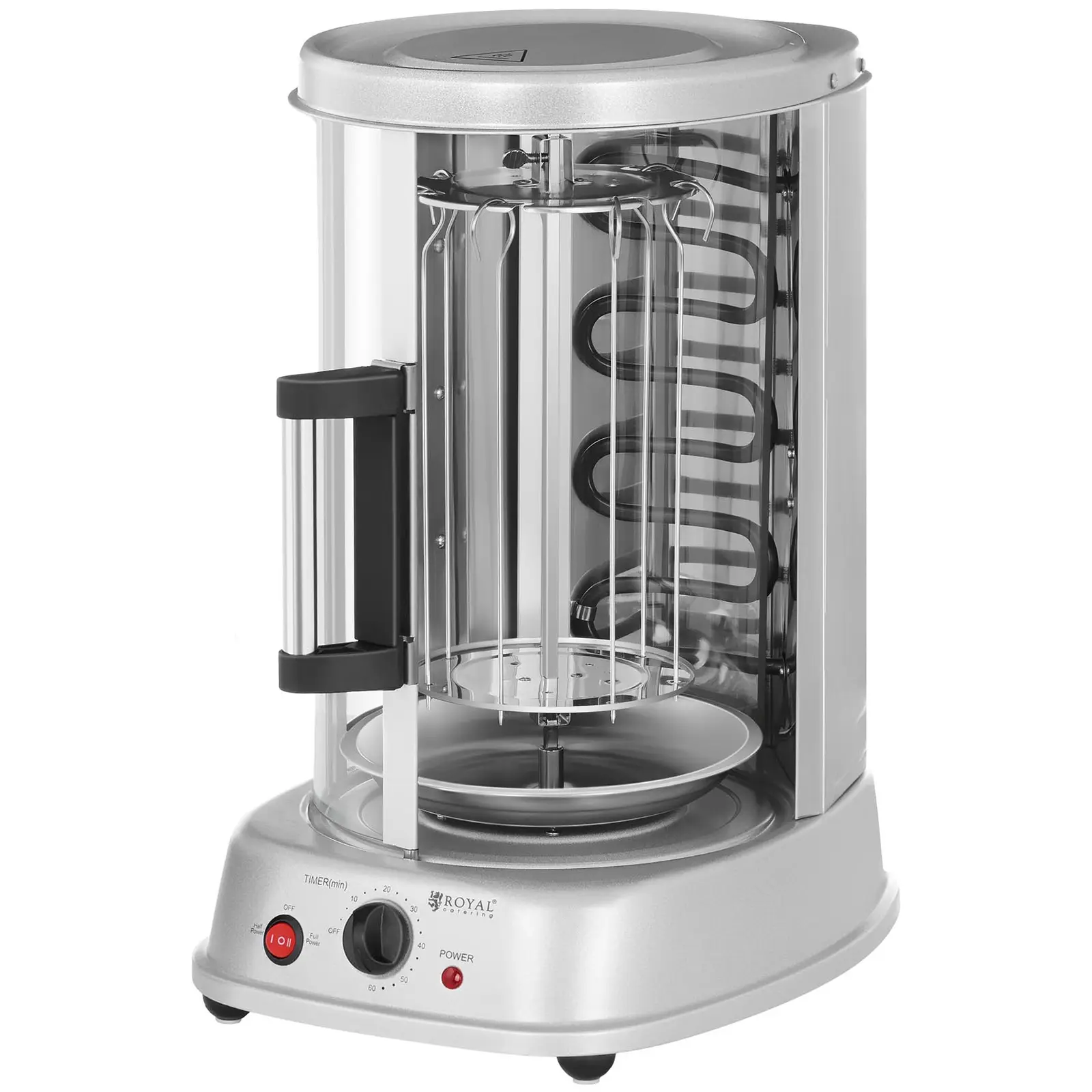 Vertikální gril - 4-v-1 - 1500 W - 21 L (Odnímatelné rukojeti: Ano)