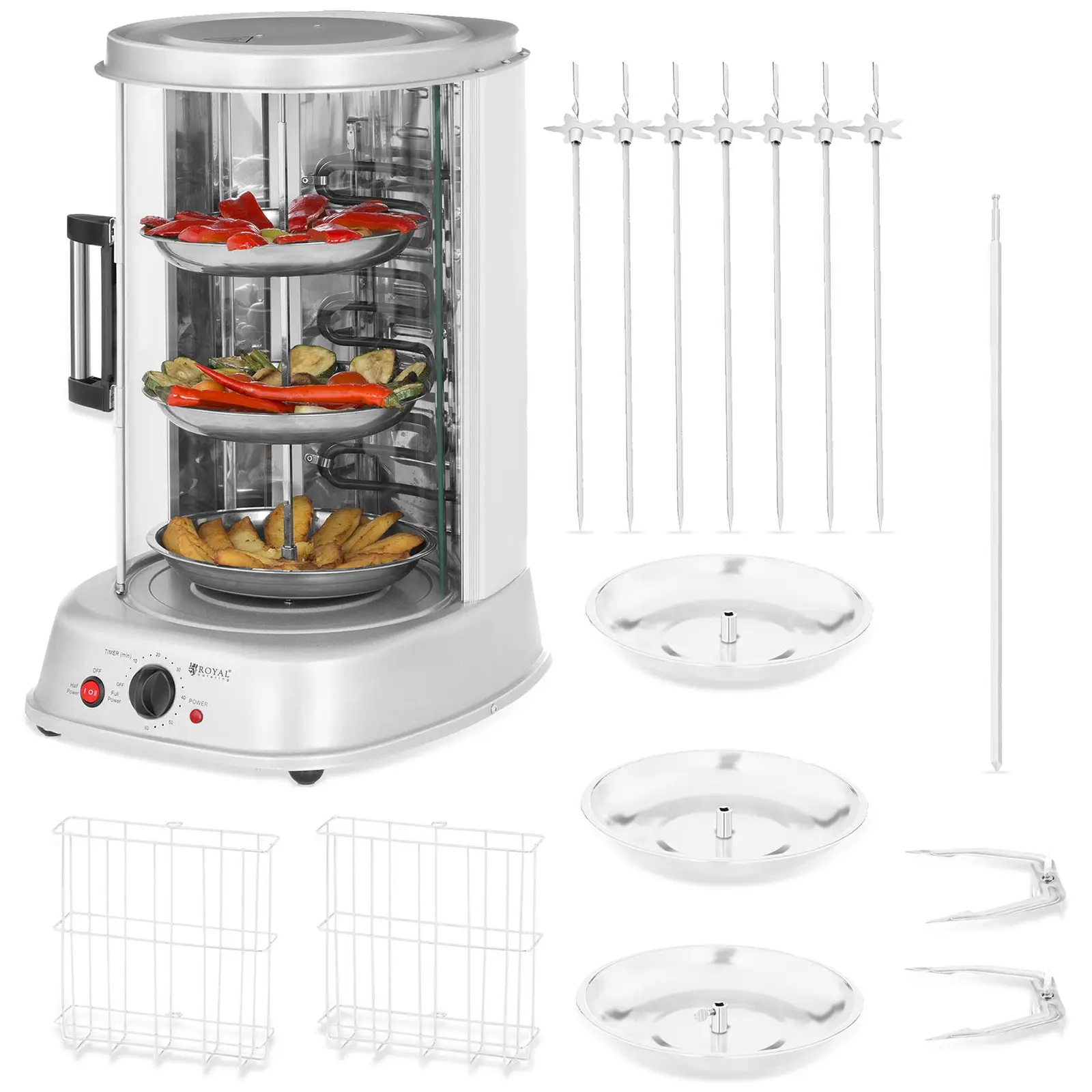 Tower Rotisserie - 4-in-1 - 1,800 W - 31 L