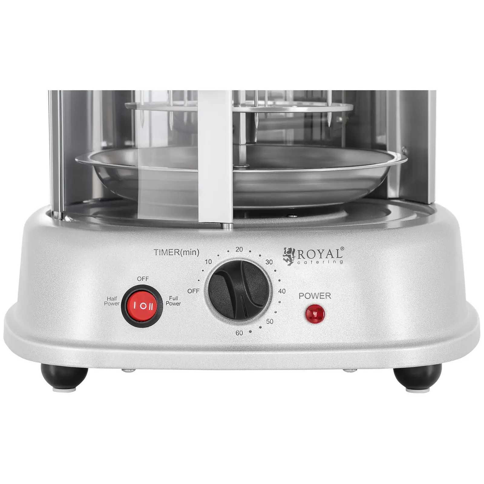 Rôtissoire verticale - 4-en-1 - 1 800 W - 31 l (Diode de marche: Oui)