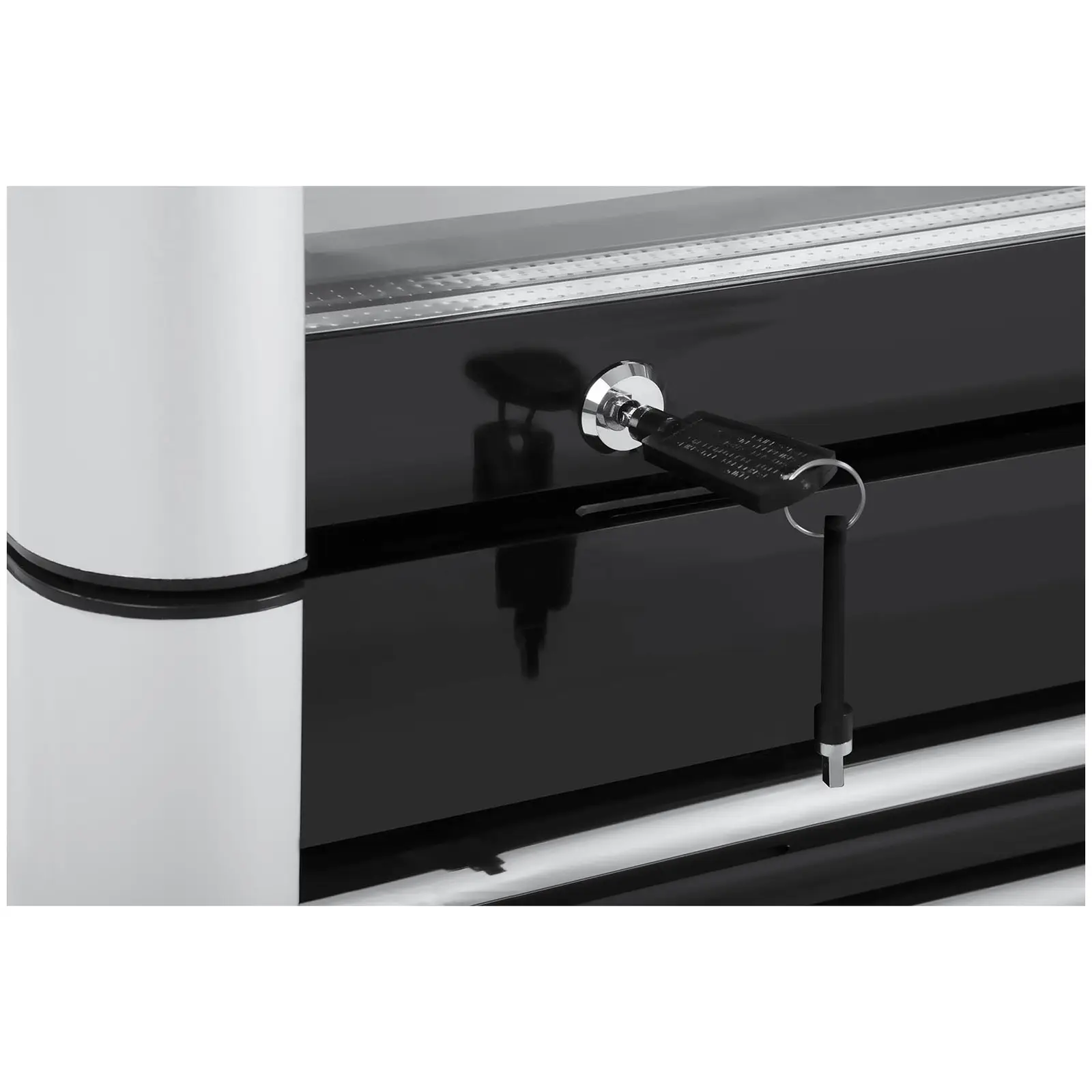 Frigo à boissons - 320 L - LED - Cadre en aluminium (Volume: 320 l)