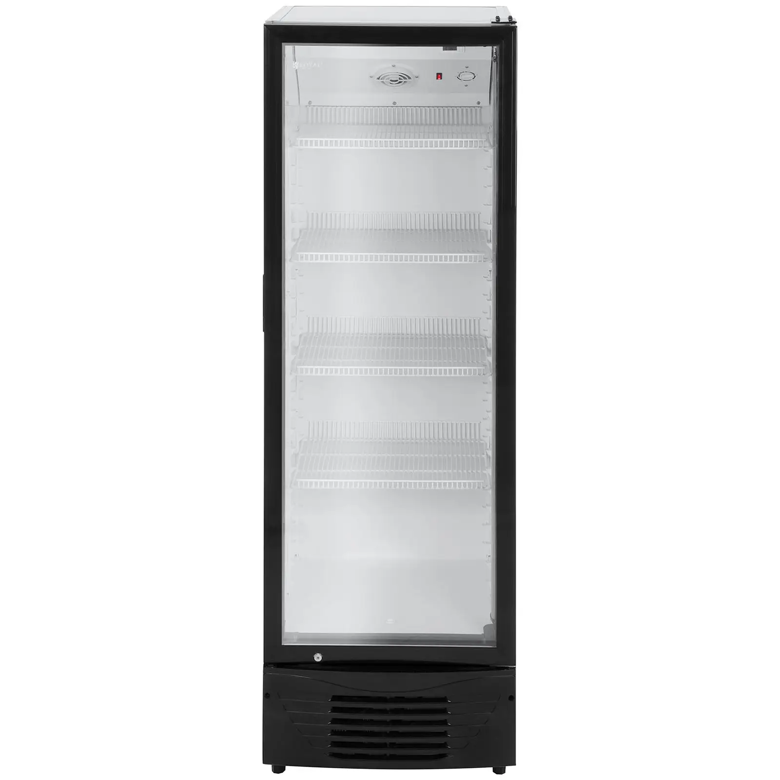 B-Ware Flaschenkühlschrank - 320 L - LED - schwarzer Rahmen