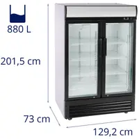 Vetrina frigo per bibite - 880 L