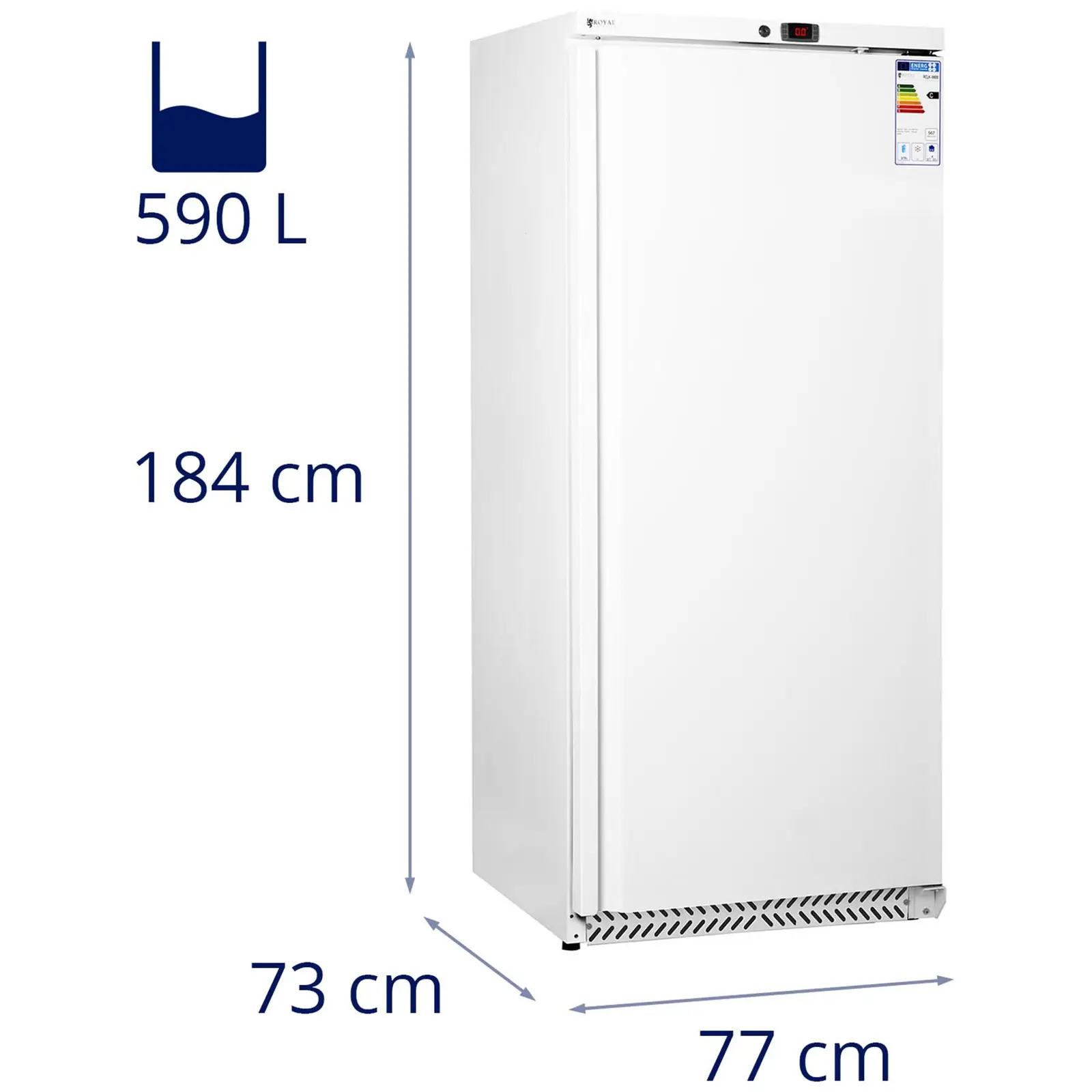 Vendéglátóipari hűtőszekrény - 590 l