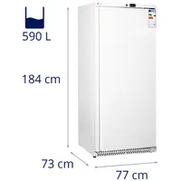 Gastro chladnička - 590 l