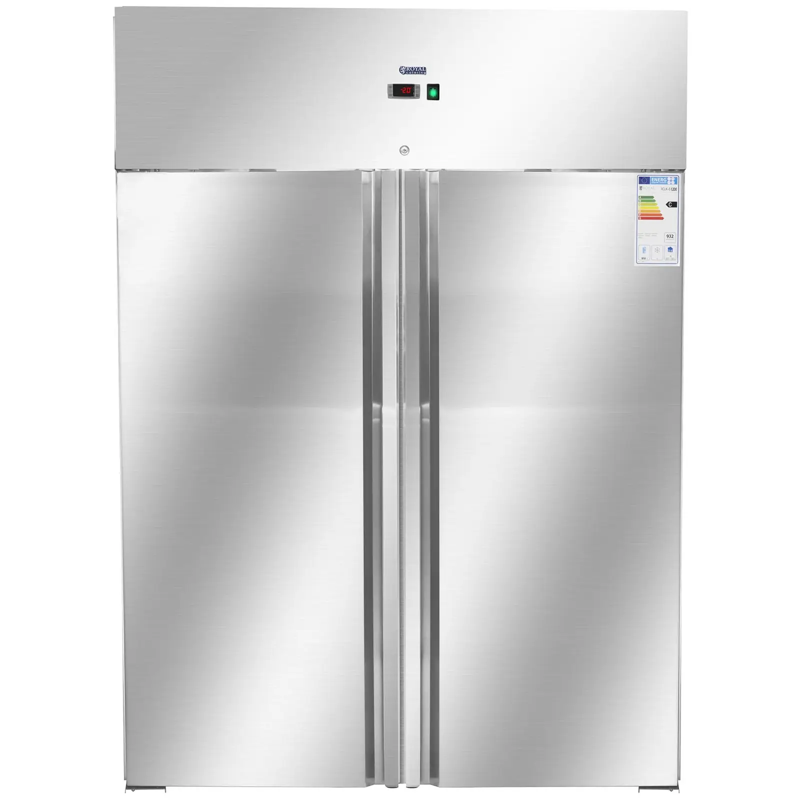Хладилник с две врати от неръждаема стомана - 1168 л