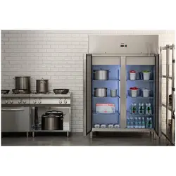 B-termék Két ajtós vendéglátóipari hűtőszekrény - 1.168 l