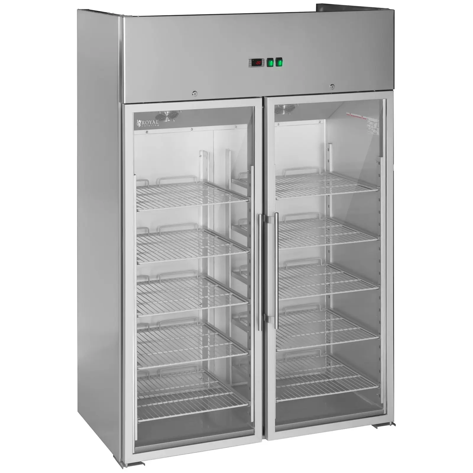 Vendéglátóipari hűtőszekrény két üvegajtóval - 984 l