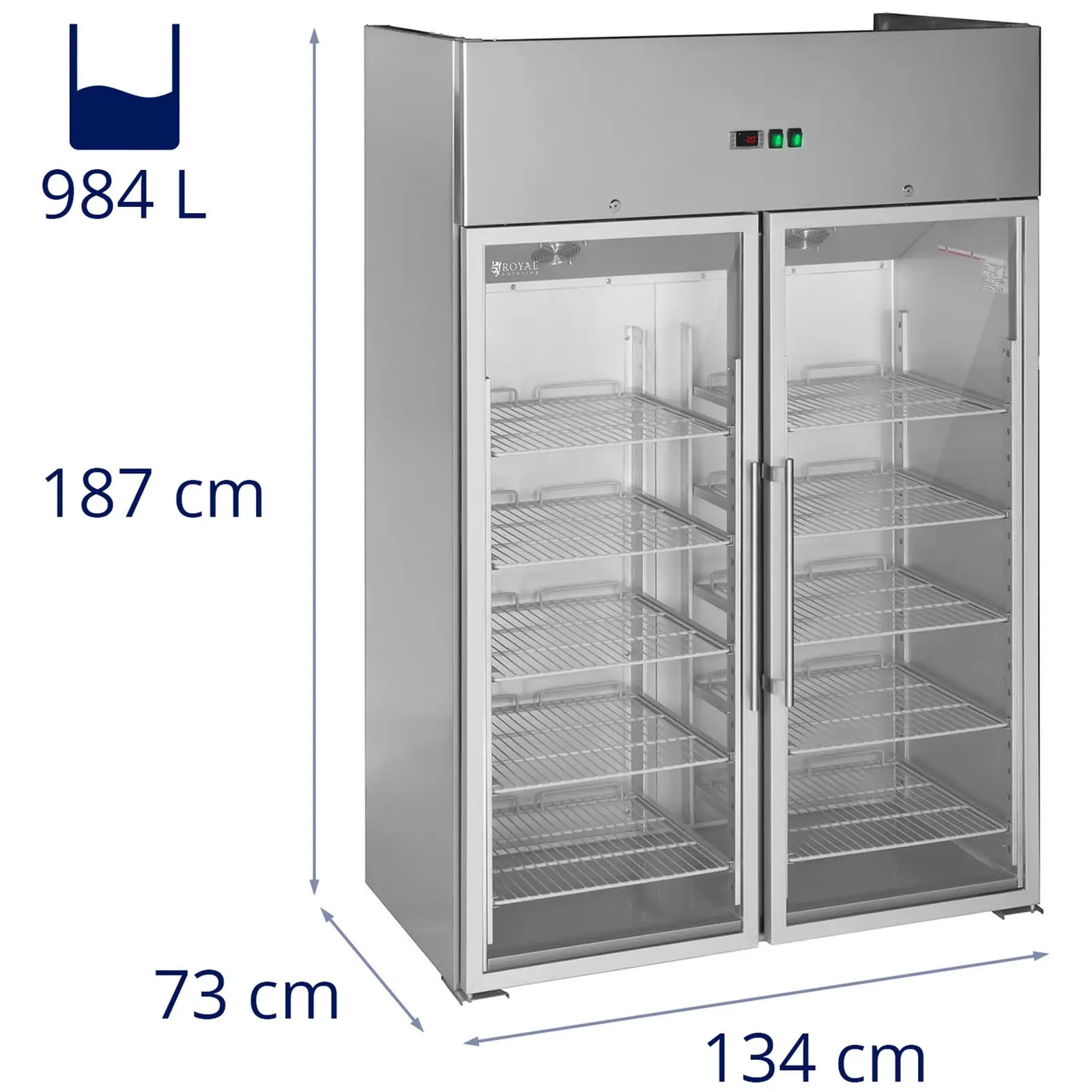 Glass Door Fridge - 984 L