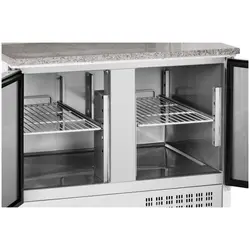 Pizza Cooling Table - 379 L - Granite Counter - 3 Doors