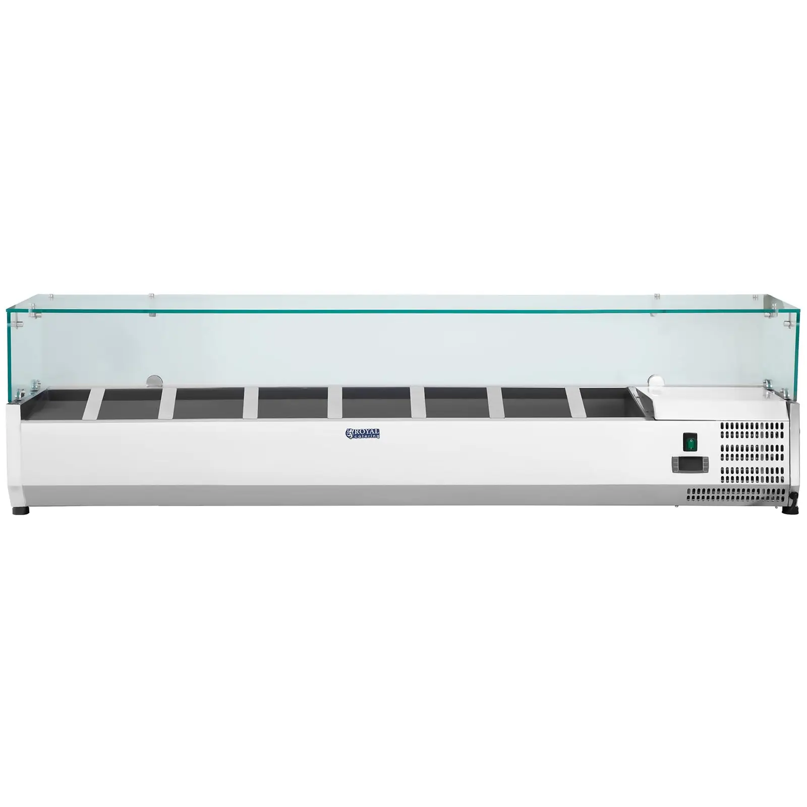 Countertop Refrigerated Display Case - 160 x 33 cm - Glass Cover