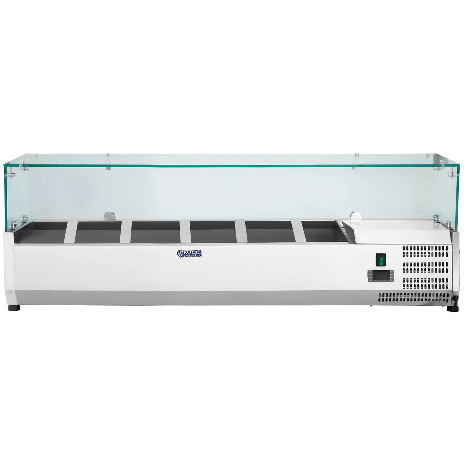 Countertop Refrigerated Display Case - 140 x 33 cm - Glass Cover