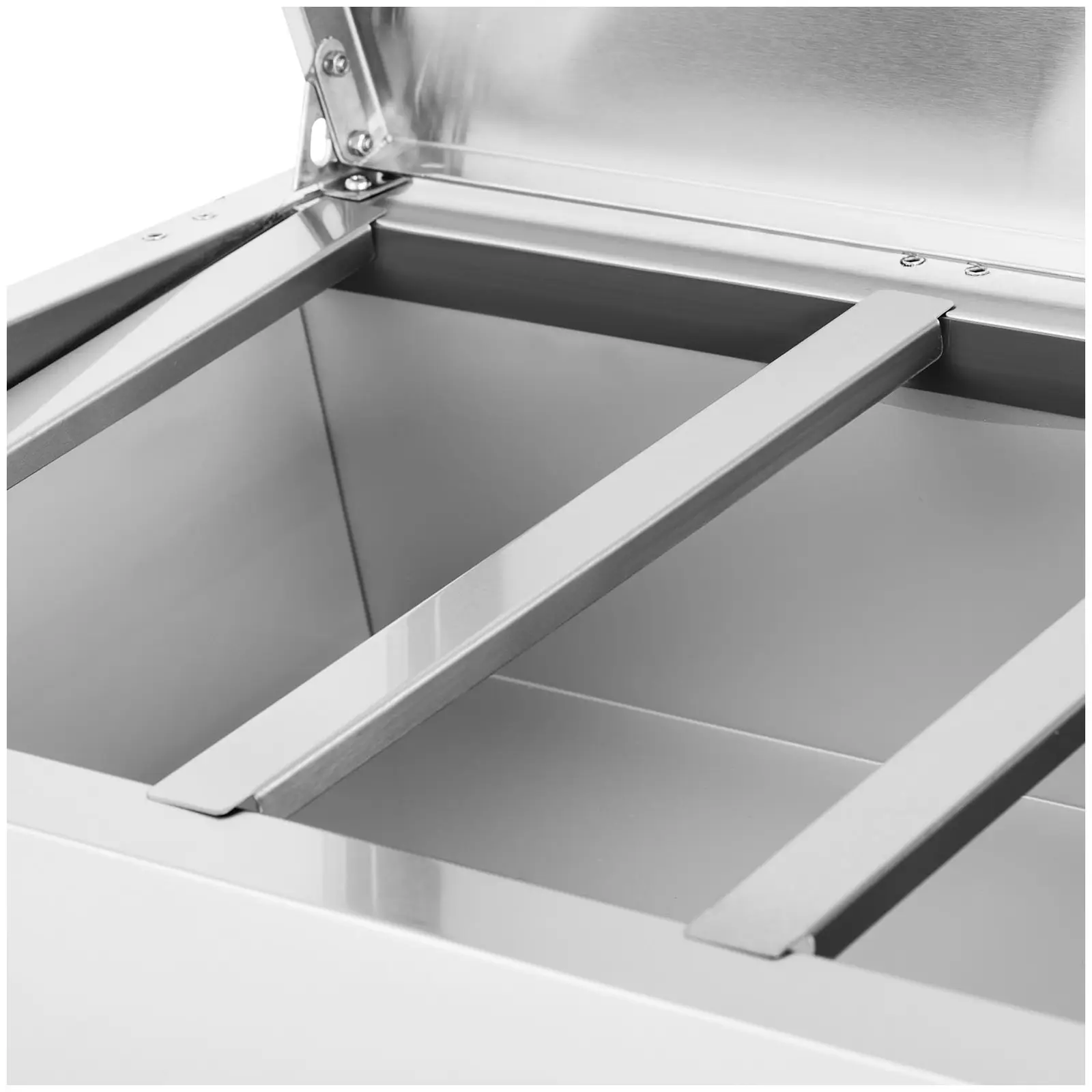 Chladicí nástavba- 200 x 33 cm - 10 GN nádob 1/4 (Termostat: Ano)