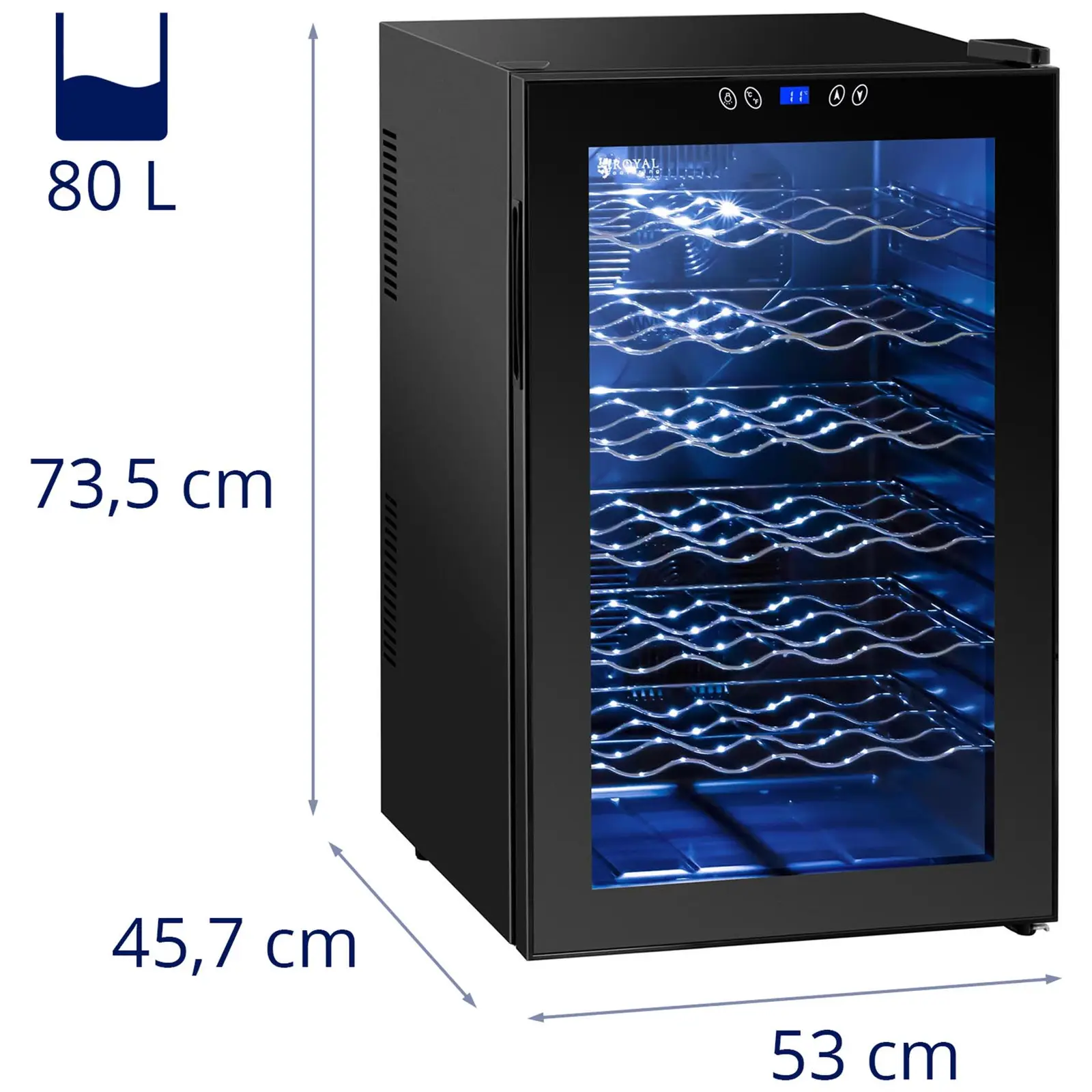 Weinkühlschrank - 80 L (Leistung [W]: 130)