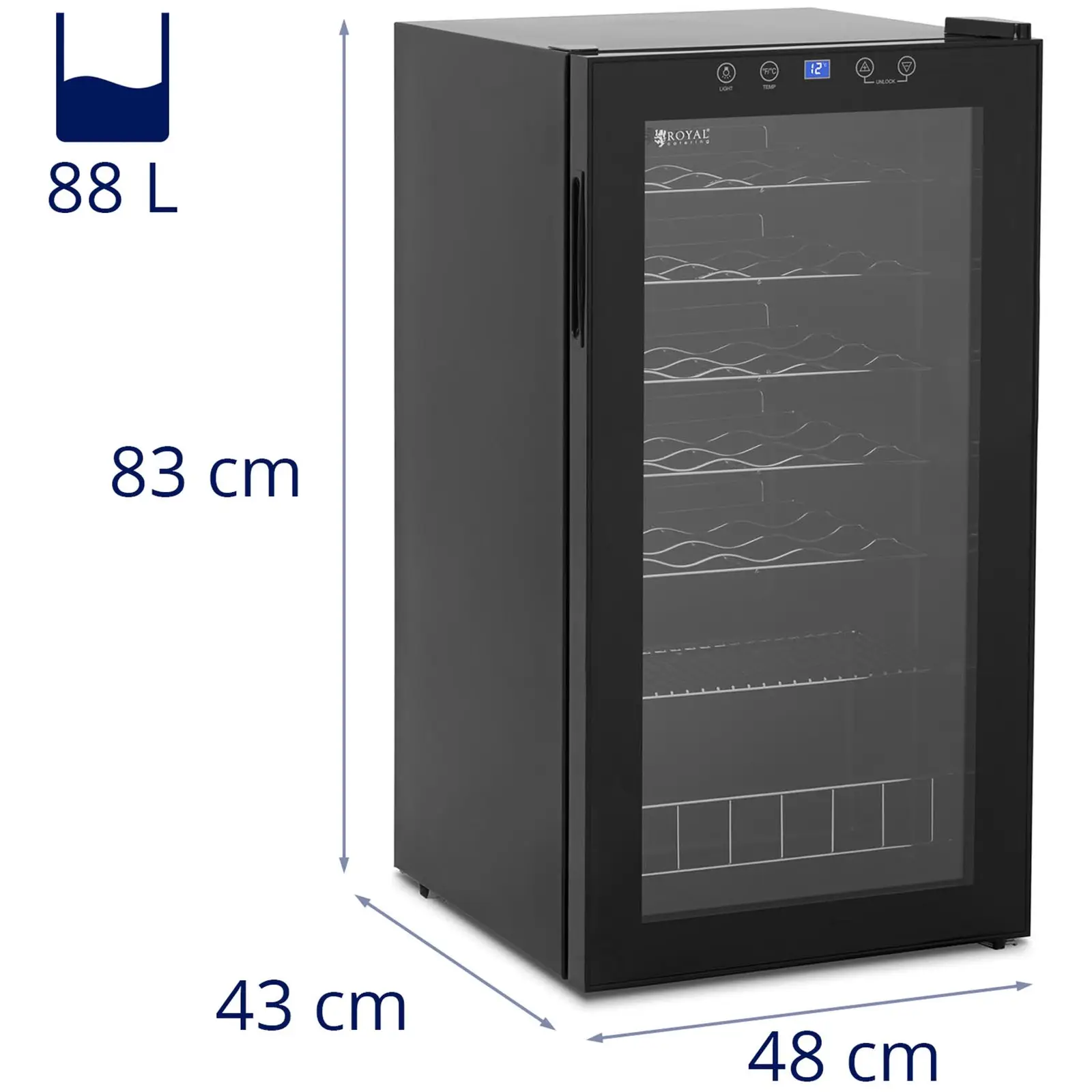 B-zboží Vinotéka - 82 l (Počet vložek: 6 Pc)