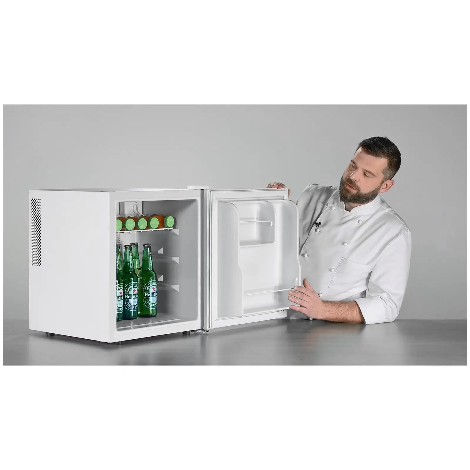 Mini-køleskab - minibar - 45 l - hvidt - Royal Catering
