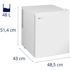 Mini lednice - minibar - 45 l - bílá - Royal Catering
