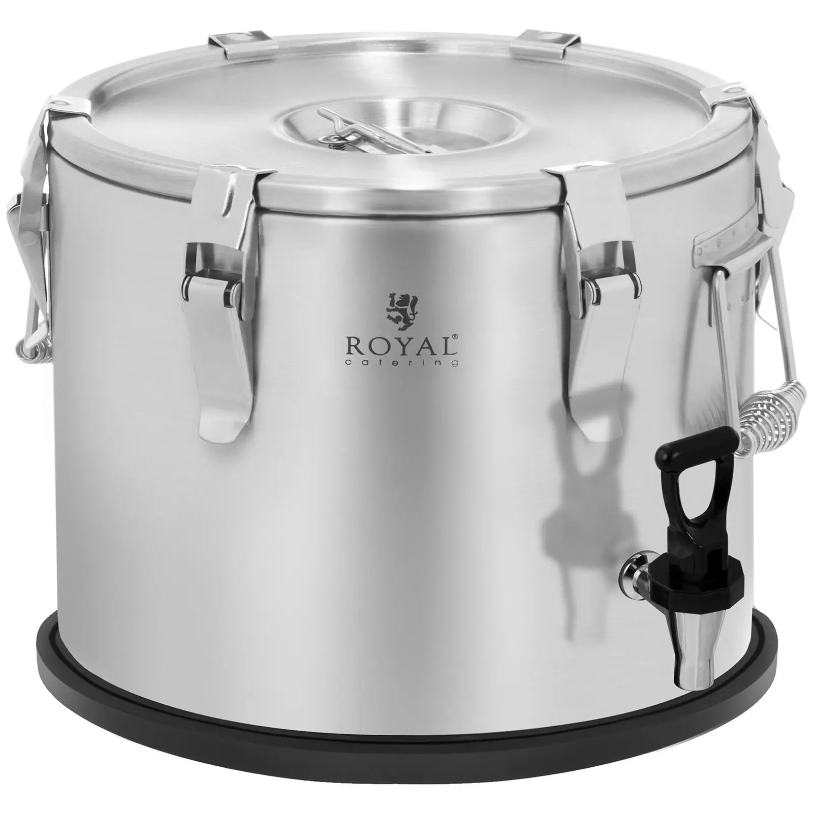 Conteneur isotherme - acier inoxydable - 15 L - avec robinet (Volume: 15 l)