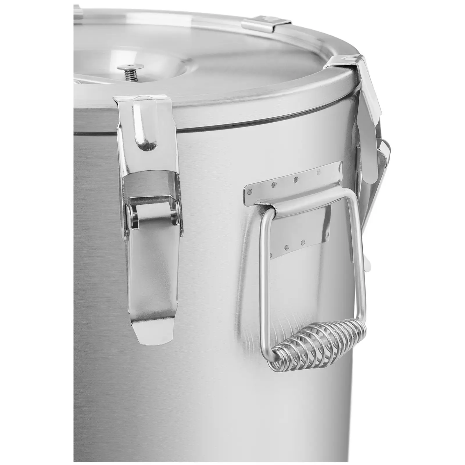 Conteneur isotherme - acier inoxydable - 15 L - avec robinet (Couleur(s): Argenté)