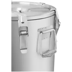 Isothermal Container - Stainless Steel - 35 L - with Drain Tap