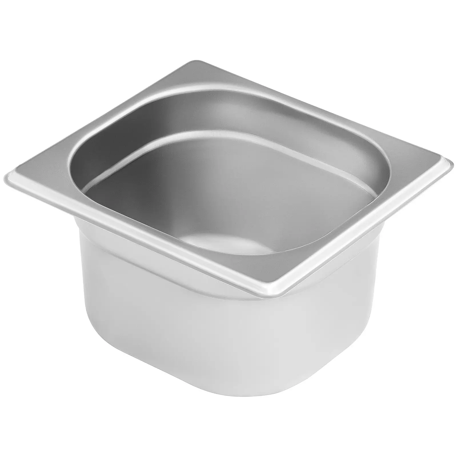 Espositore GN in acciaio inox - inclusi 6 contenitori GN 1/6 con coperchio