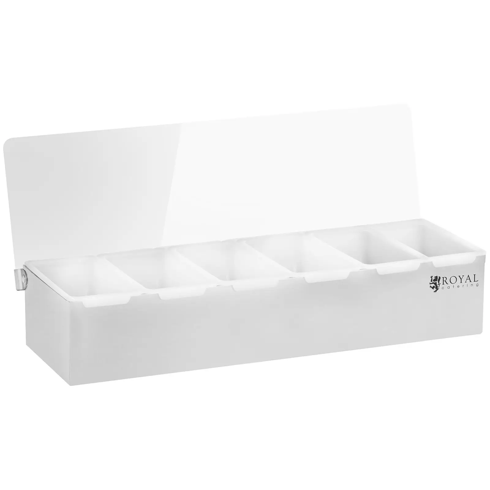 Nástavba s nádobami na kuchyňské přísady – ušlechtilá ocel/PP - 6 x 450 ml (Celkový objem: 2.7 l)