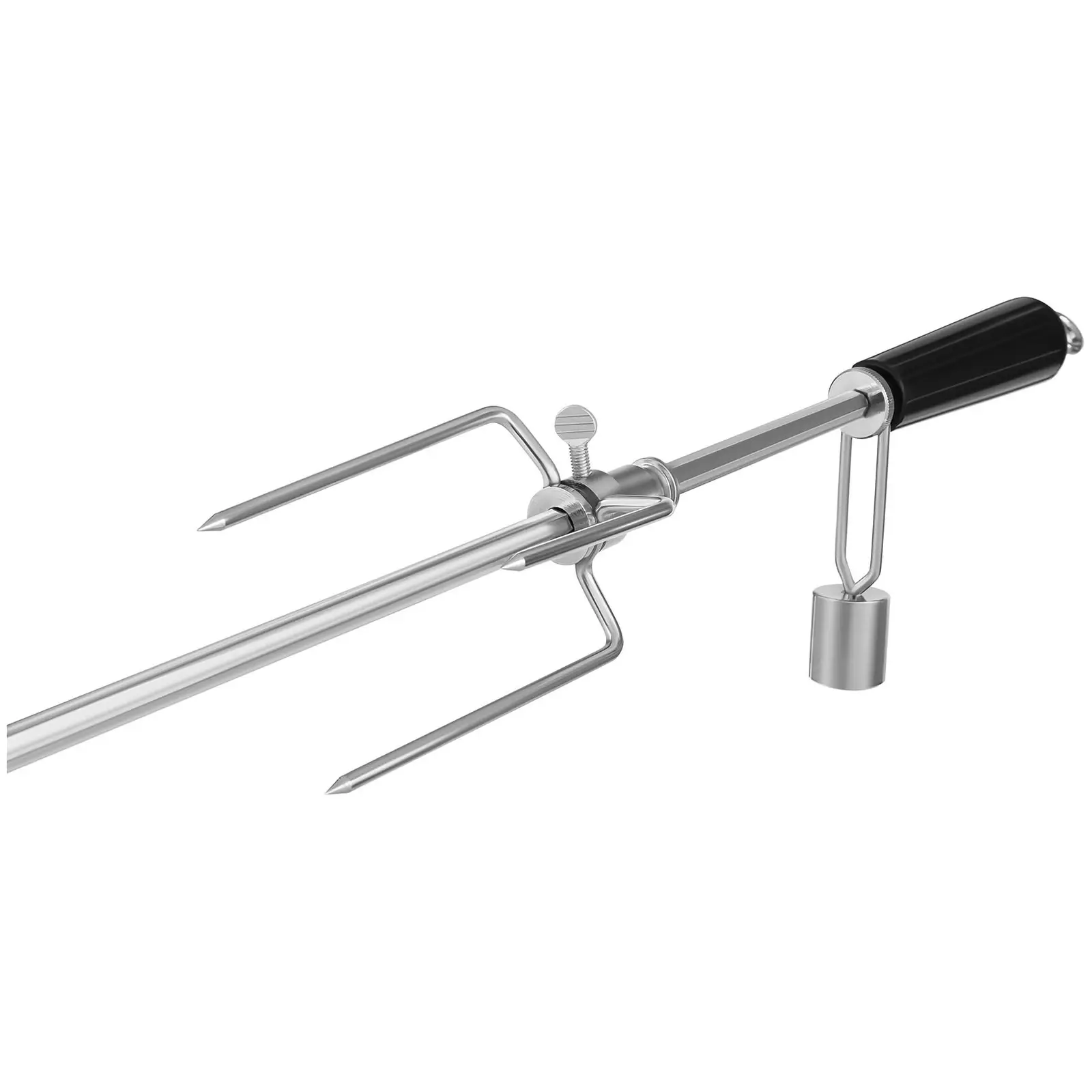 Grillspyd med motor - 140 cm (Materiale: rustfrit stål)