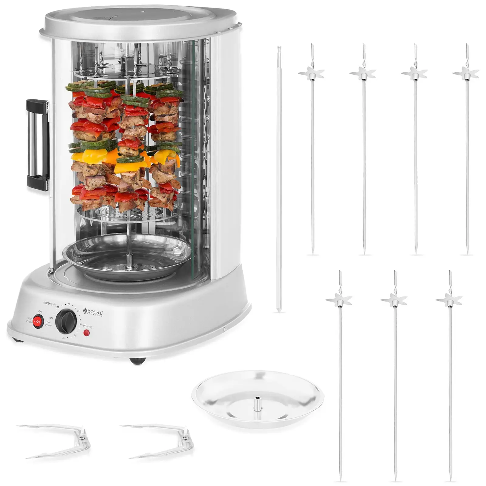 Vertikální gril - 3 v 1 - 1 800 W - 31 l