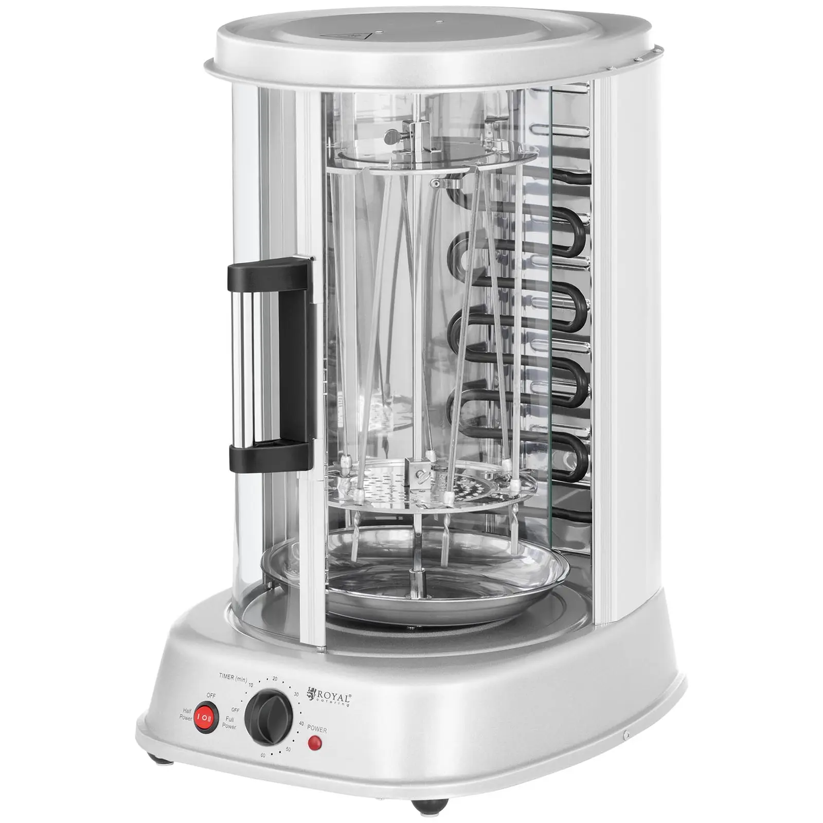 Vertikální gril - 3 v 1 - 1 800 W - 31 l (Odnímatelné rukojeti: Ano)