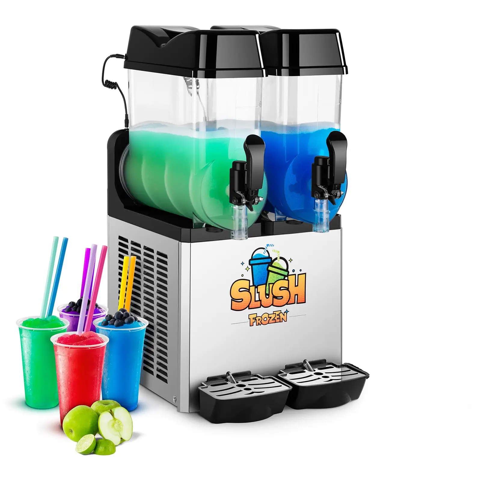 Slush Machine - 2 x 12 Litres - LED