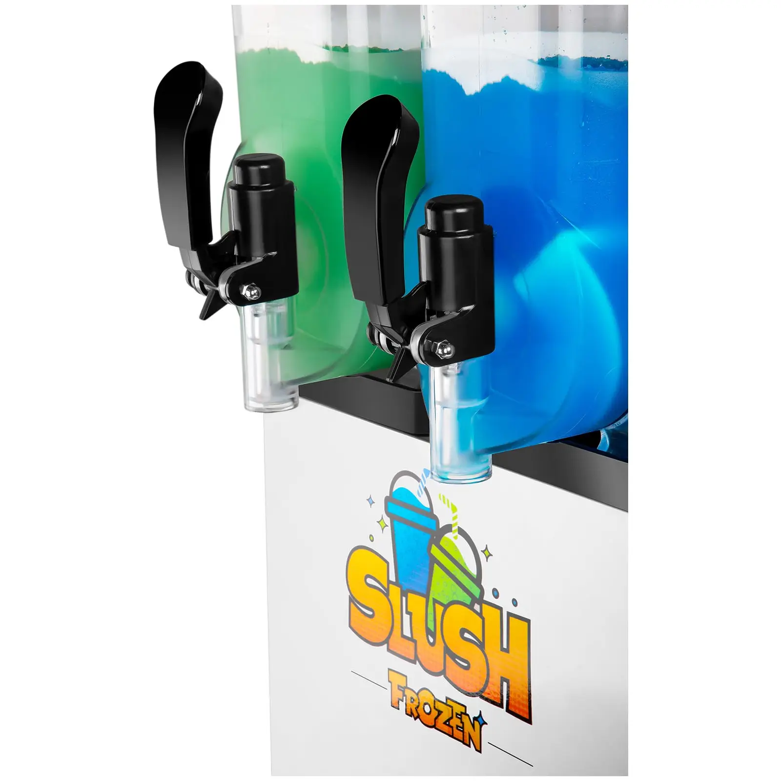 Slush ice-maskine - 2 x 12 l - LED