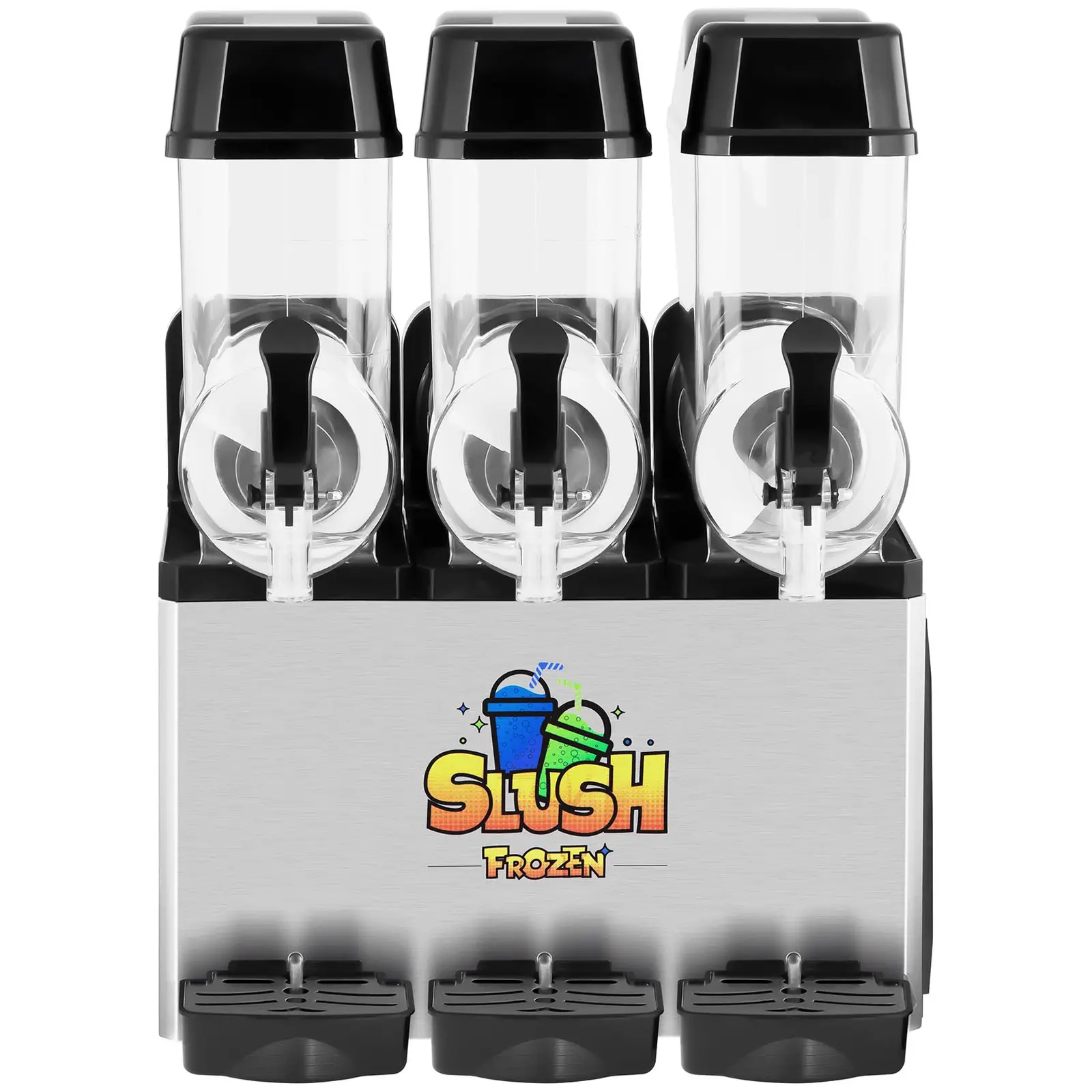 Slush ice-maskine - 3 x 12 l - LED