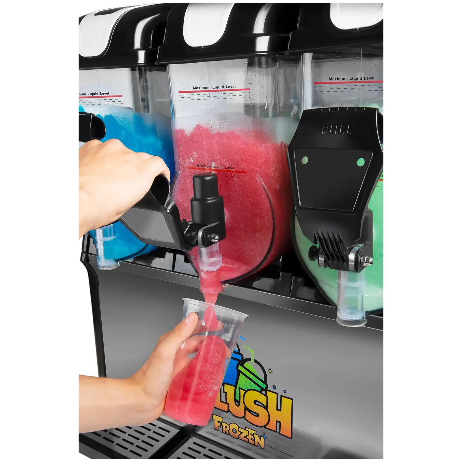 Slush-Maschine - 3 x 15 Liter - Royal Catering