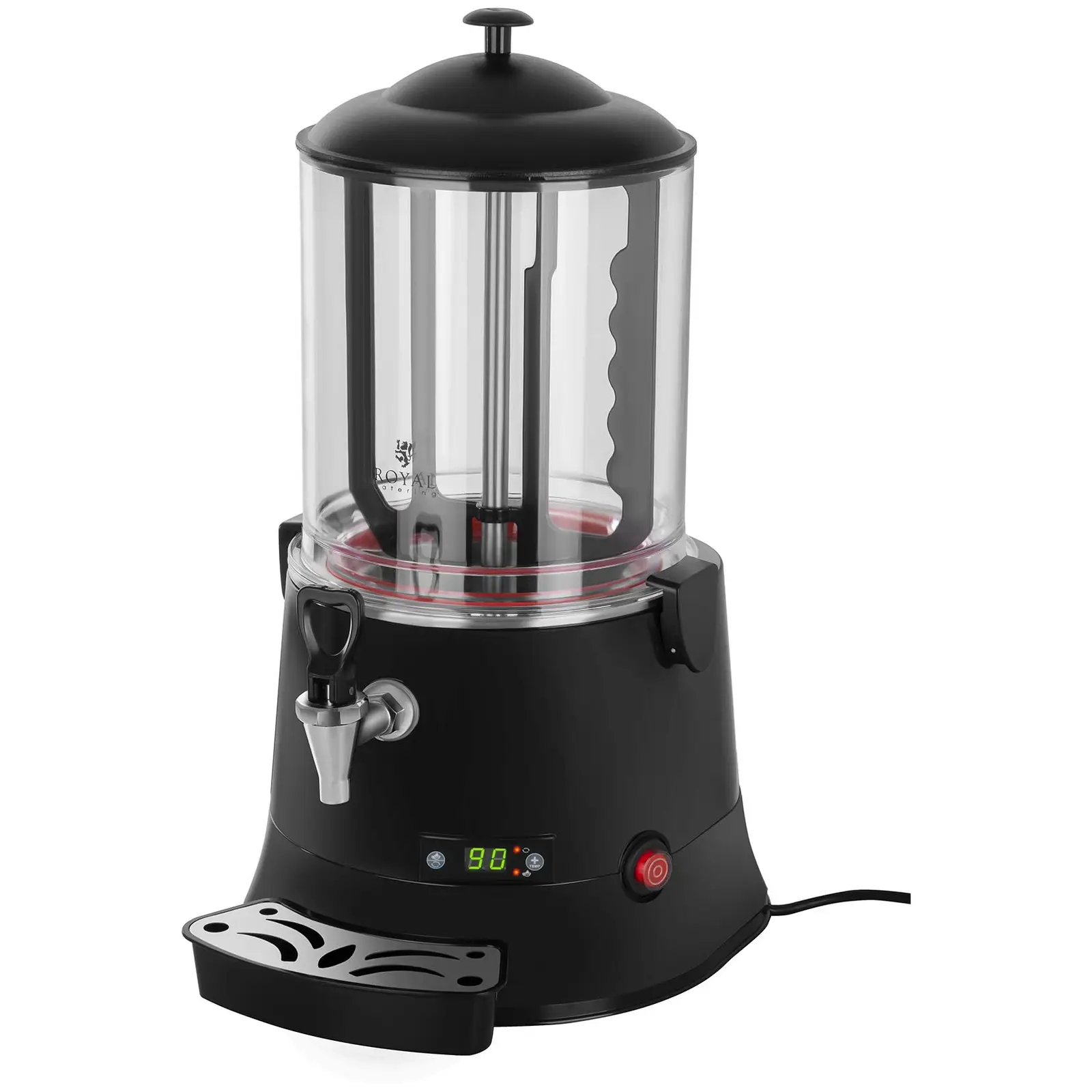 Výrobník horké čokolády - 10 litrů - LED displej (Odkapávací miska: Ano)