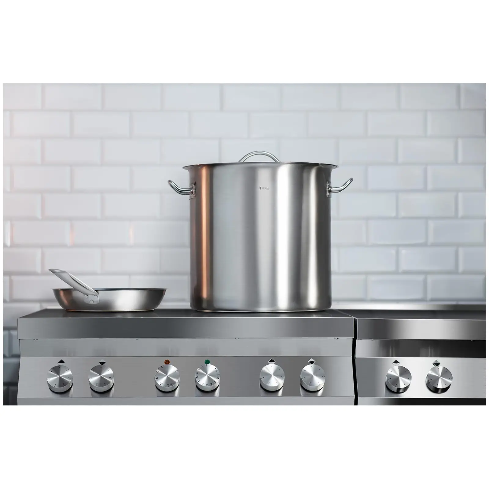 Indukční hrnec - 36 l - Ø 36 cm - Royal Catering (Průměr: 38 cm)