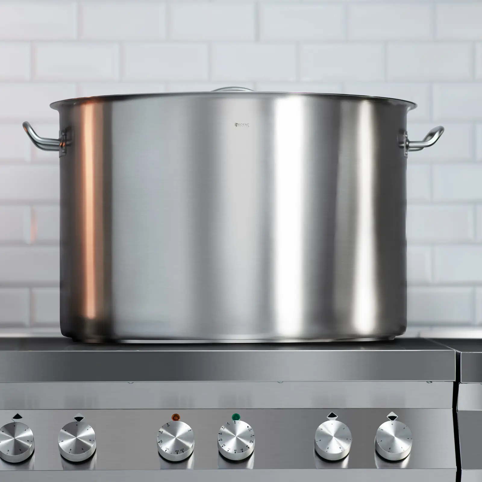 Induction Cooking Pot - 106 l - Ø 60 cm - Royal Catering (Colour: Silver)