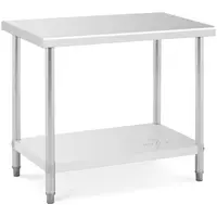Occasion Table de travail inox - 100 x 60 cm - 90 kg
