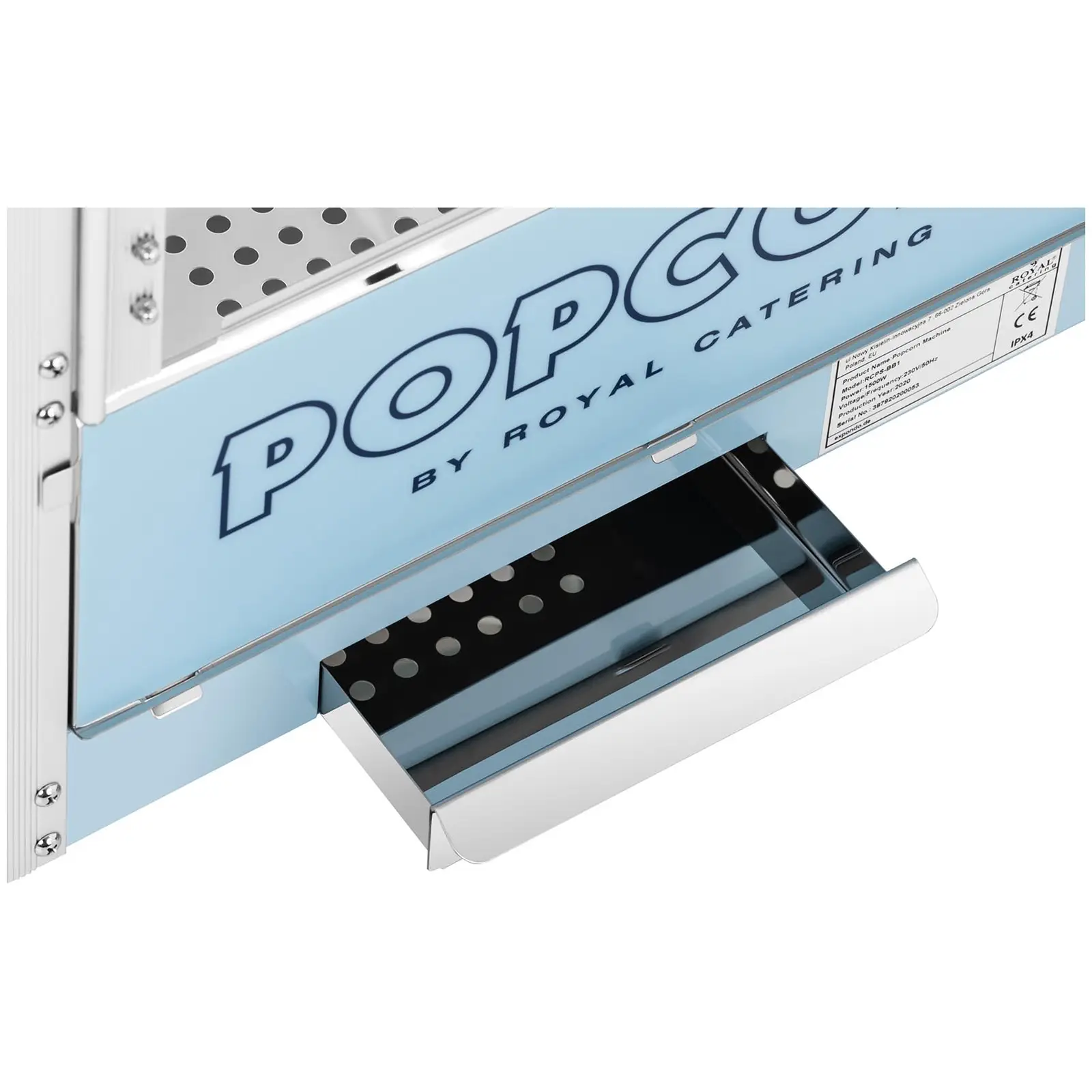 Macchina per pop corn professionale - Blu