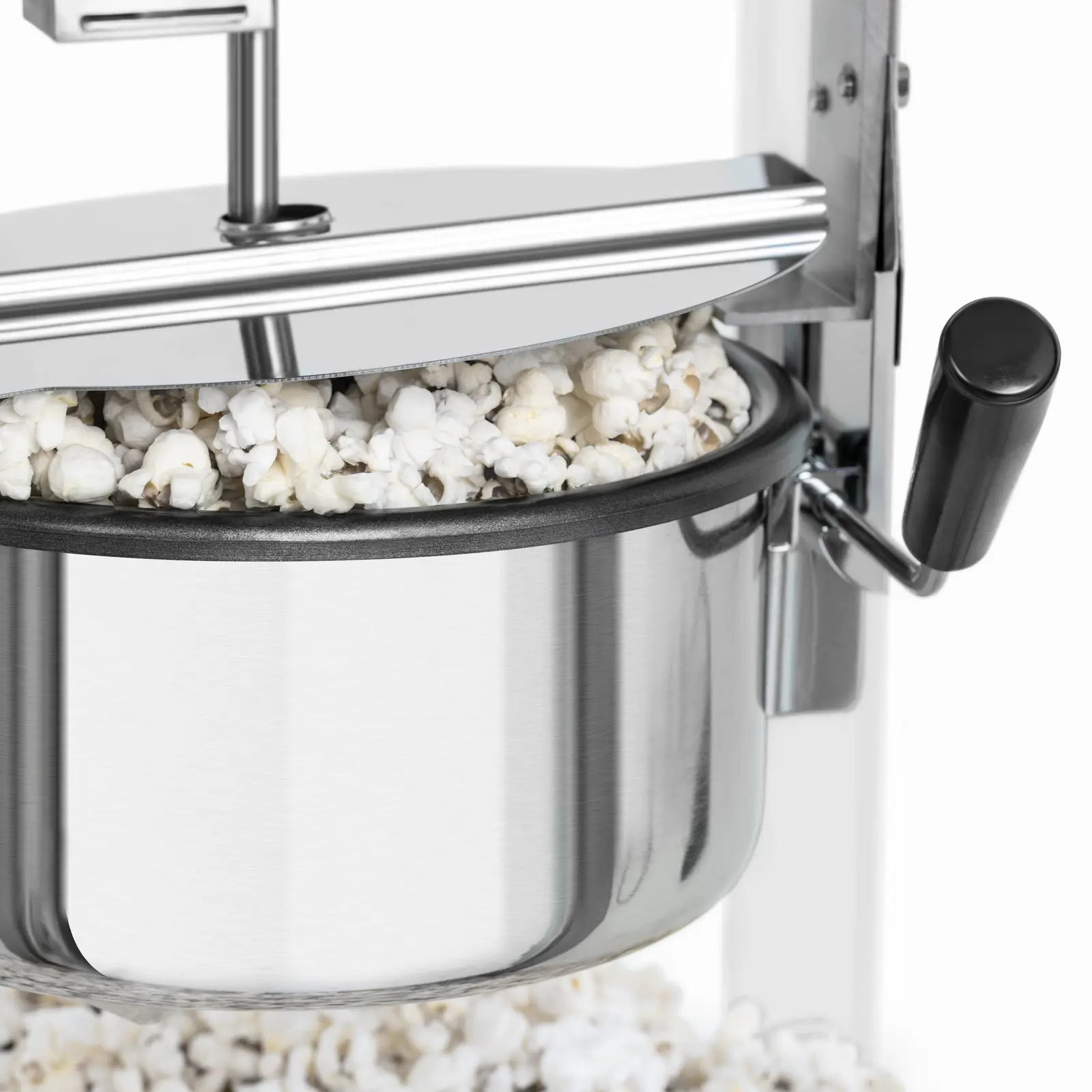 Stroj na popcorn - bílý a zlatý (Barva: Bílá)