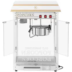 Popcorn-kone - valko-kultainen